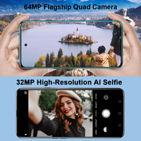 Cubot X50 2021 nowy smartfon 64MP Quad Camera 8GB + 128GB 6.67 "FHD + duży wyświetlacz NFC wersja globalna Android 11 telefon komórkowy 2